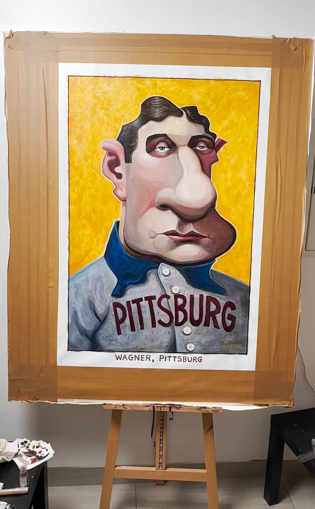 Wagner T206 • 48x32in • Original Painting