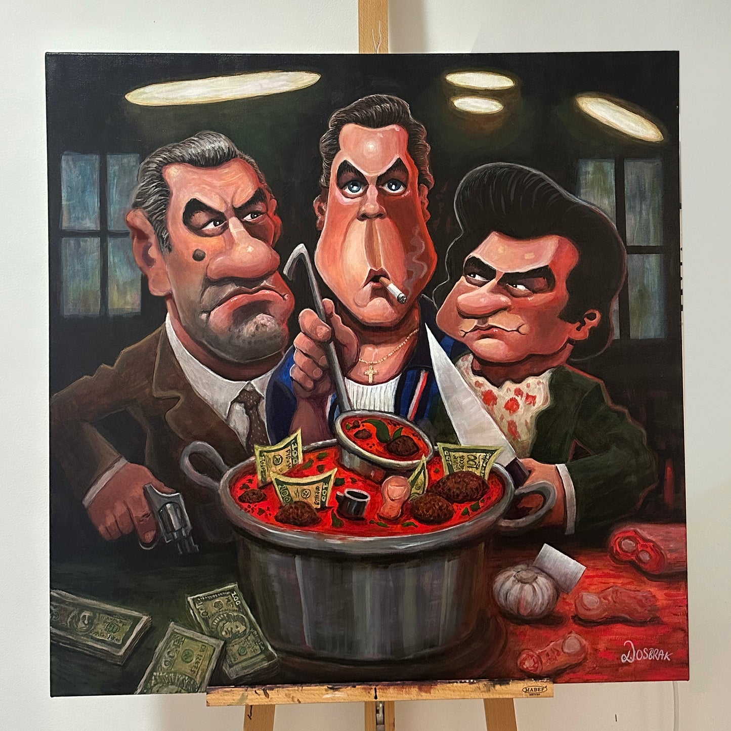 Goodfellas Secret Meatball Recipe - Original Painting