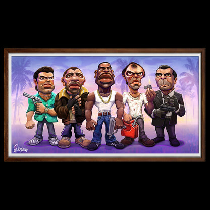 Grand Theft Artwork - Limited