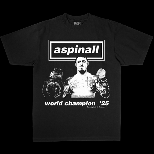 World Champion '25 Black - Tom Aspinall T-Shirt