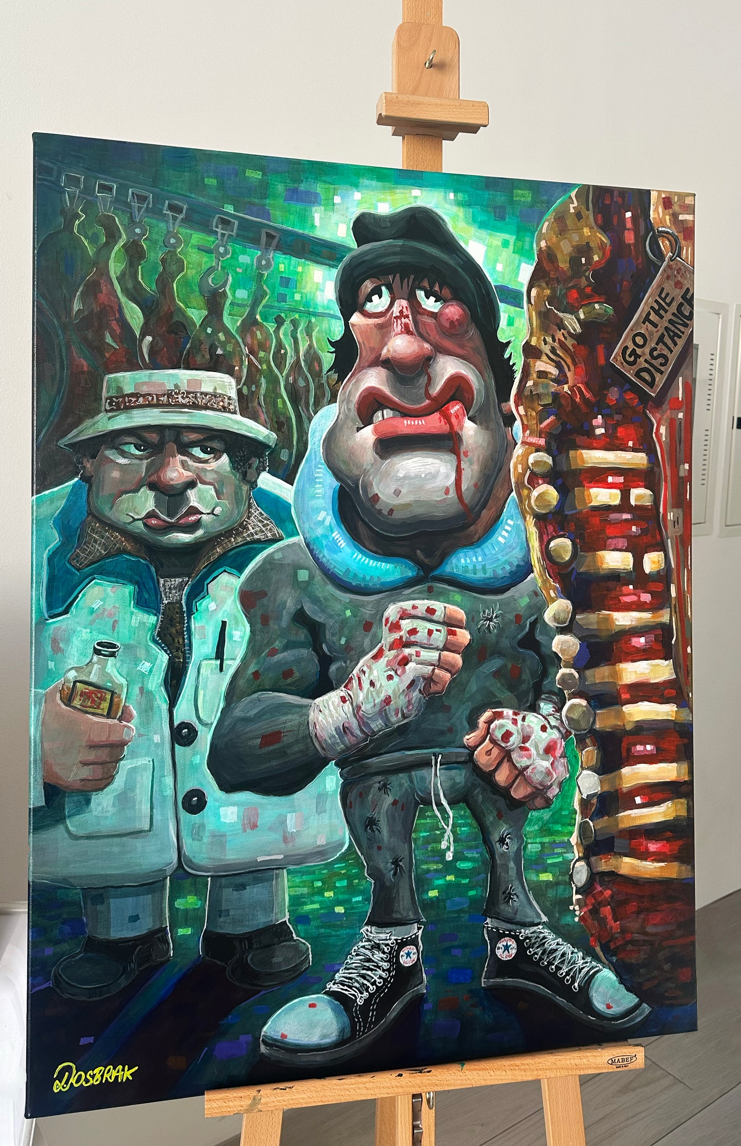 Meathouse Rocky - Original Painting