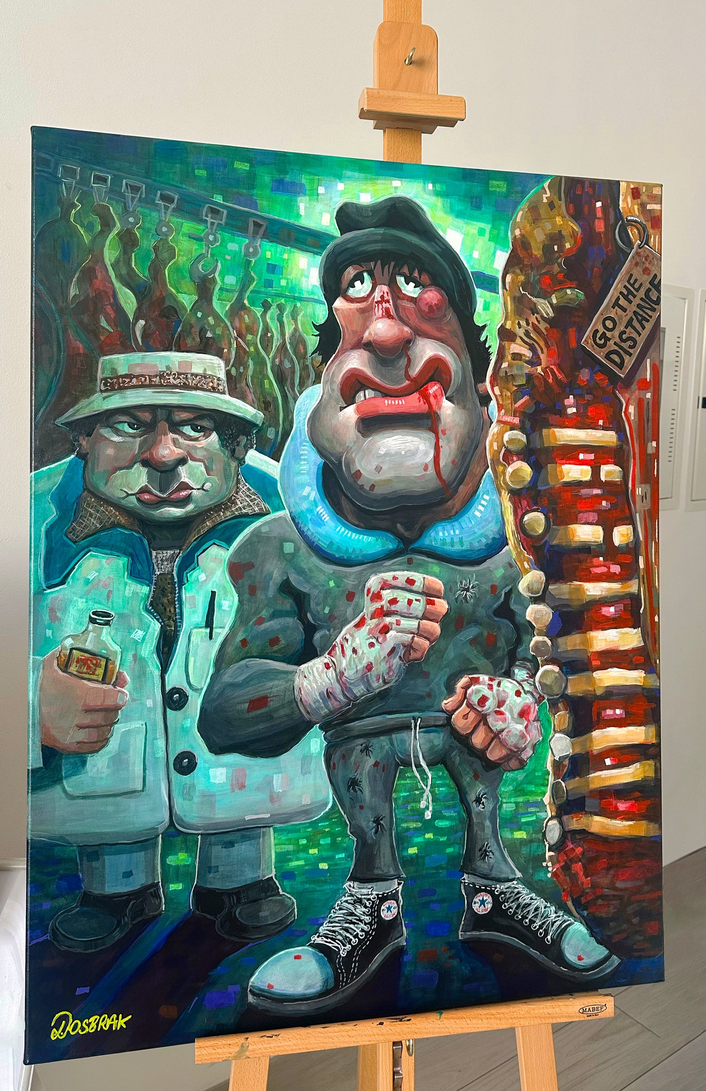 Meathouse Rocky - Original Painting