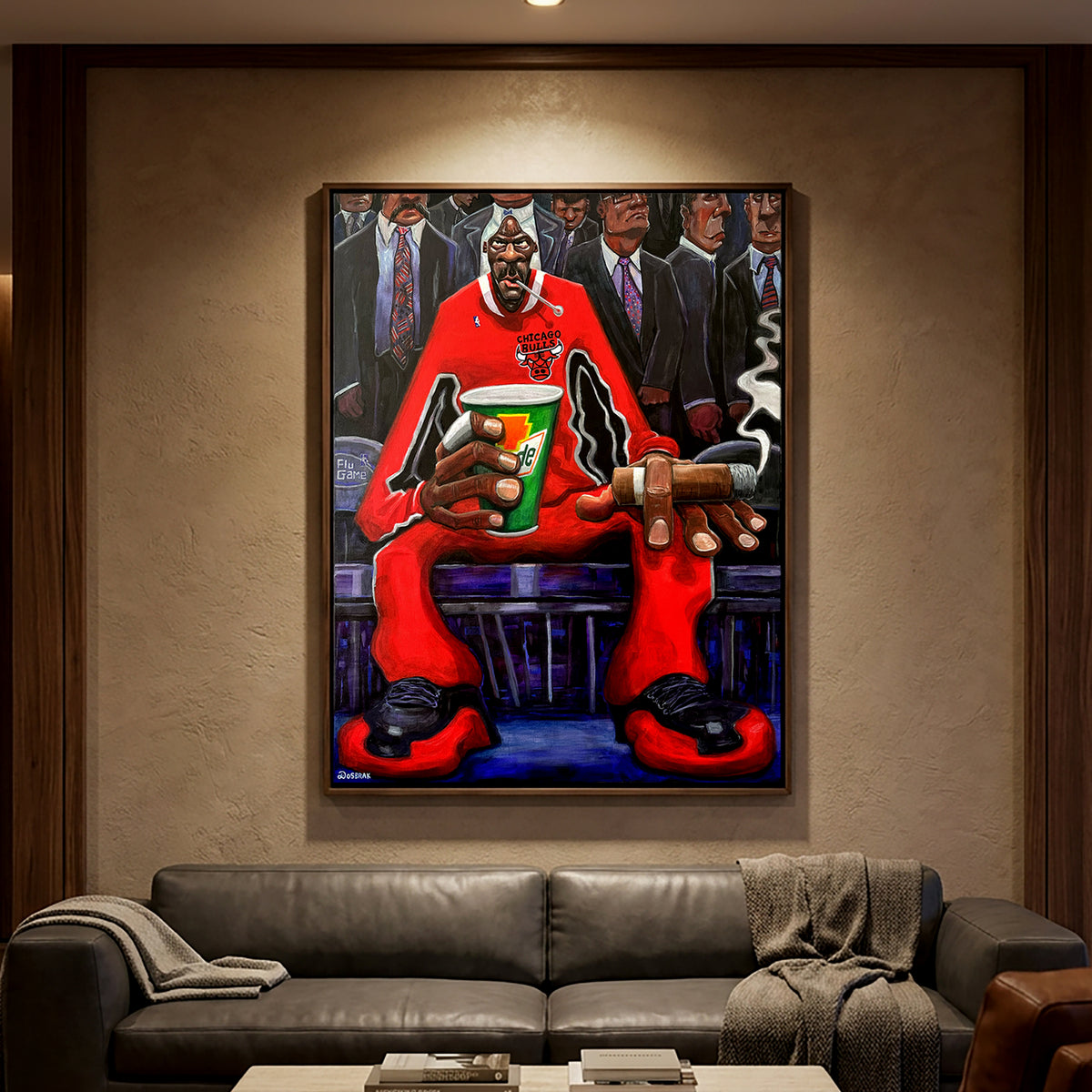 Flu Game • 48x36in • Original Painting