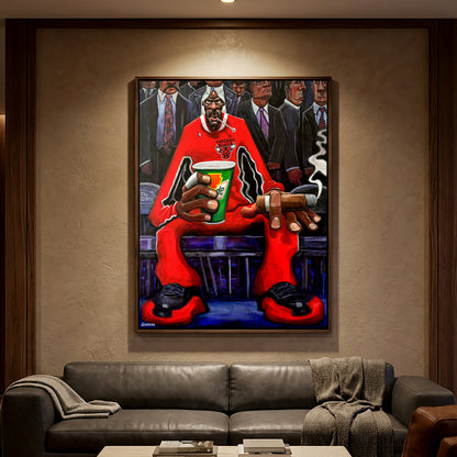 Flu Game • 48x36in • Original Painting