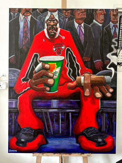 Flu Game • 48x36in • Original Painting