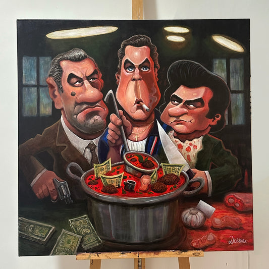 Goodfellas Secret Meatball Recipe - Original Painting