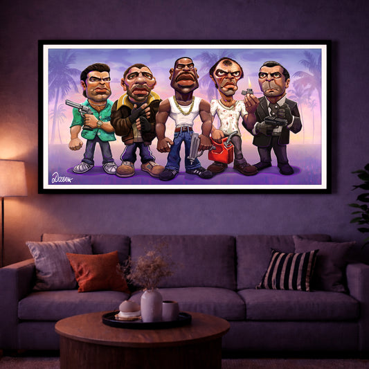 Grand Theft Artwork - Limited