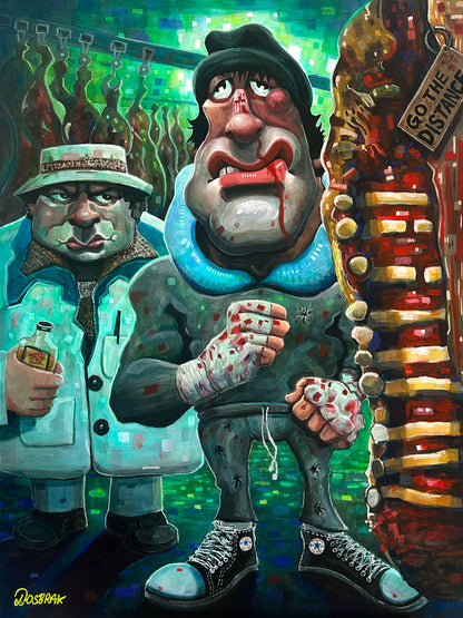 Meathouse Rocky - Original Painting