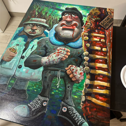 Meathouse Rocky - Original Painting
