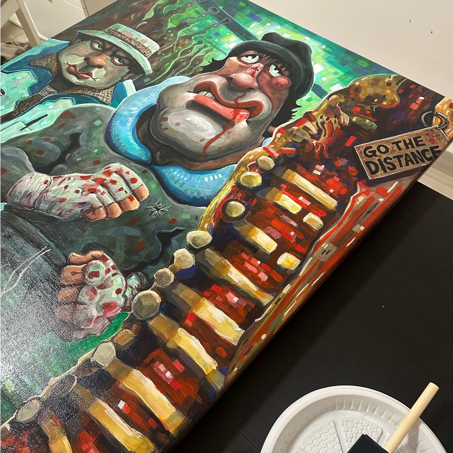 Meathouse Rocky - Original Painting