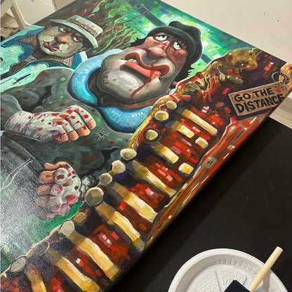Meathouse Rocky - Original Painting