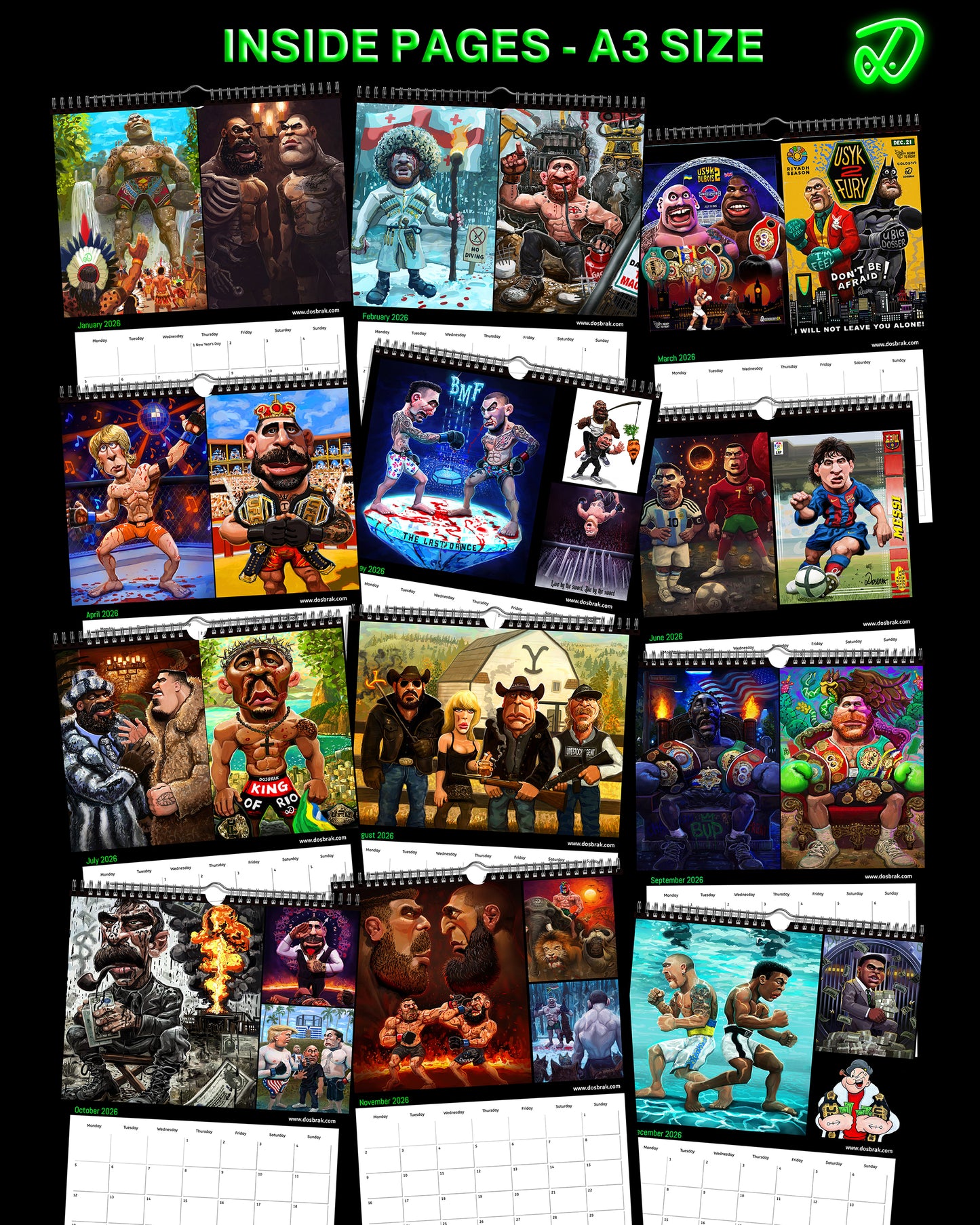 2026 Dosbrak Calendar