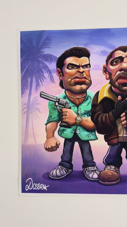 Grand Theft Artwork - Limited