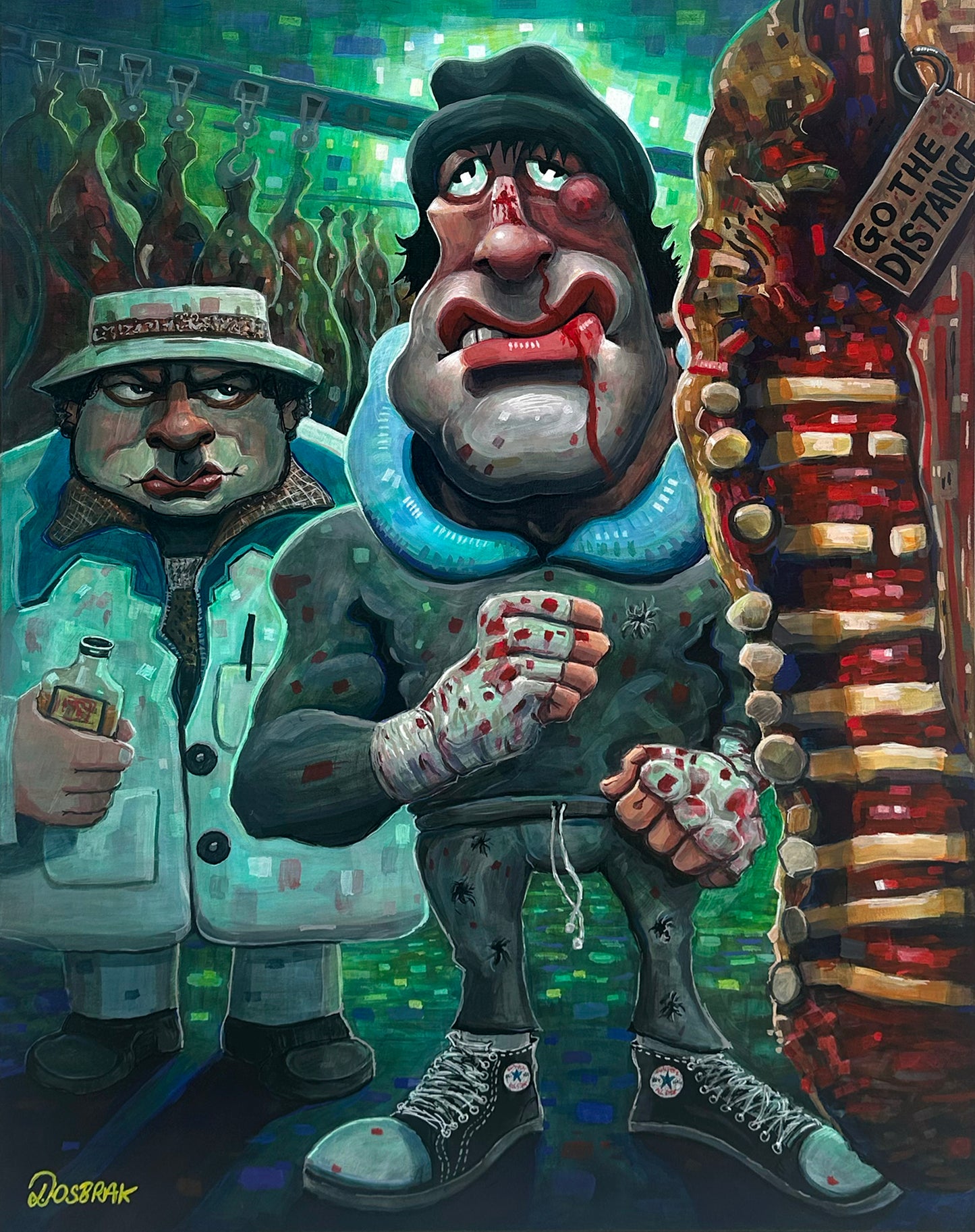 Meathouse Rocky - Original Painting