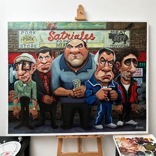 Satriales Sopranos- Original Painting