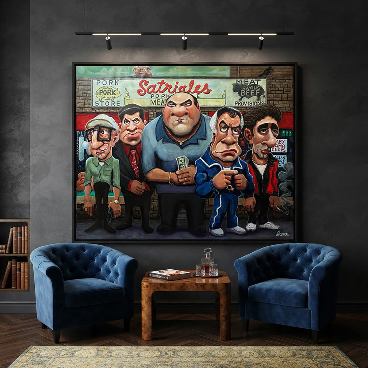 Satriales Sopranos - Original Painting