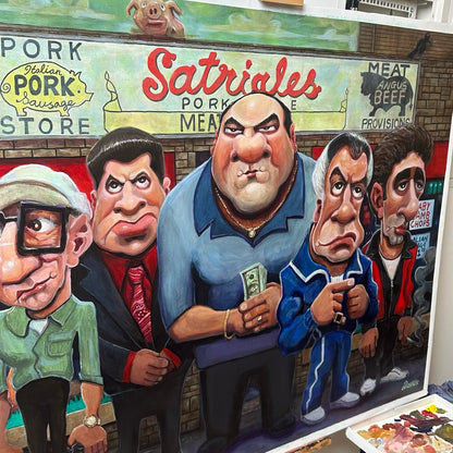 Satriales Sopranos - Original Painting