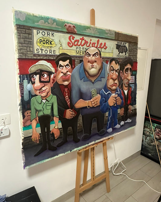 Satriales Sopranos- Original Painting