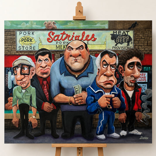 Satriales Sopranos - Original Painting
