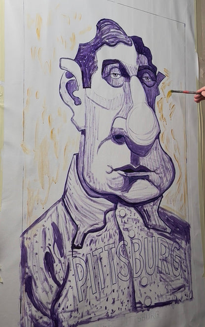 Wagner T206 • 48x32in • Original Painting