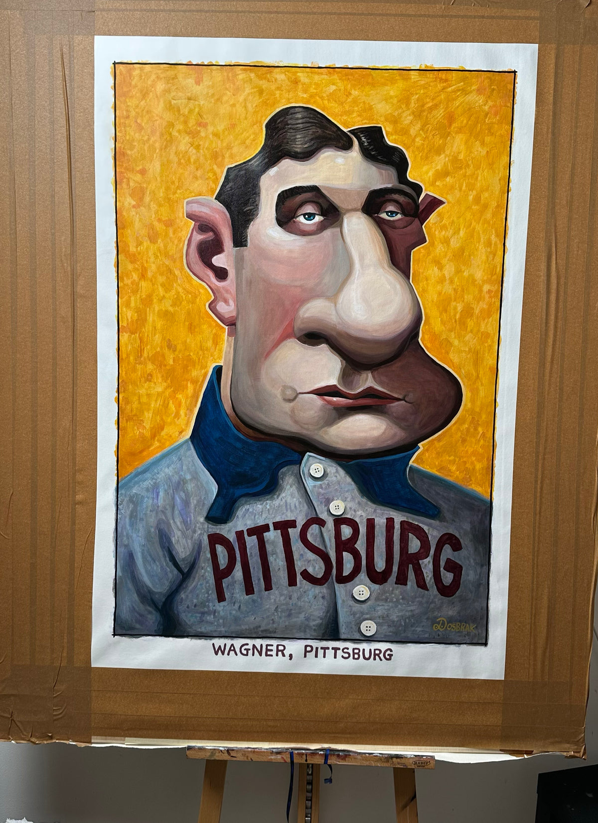 Wagner T206 • 48x32in • Original Painting