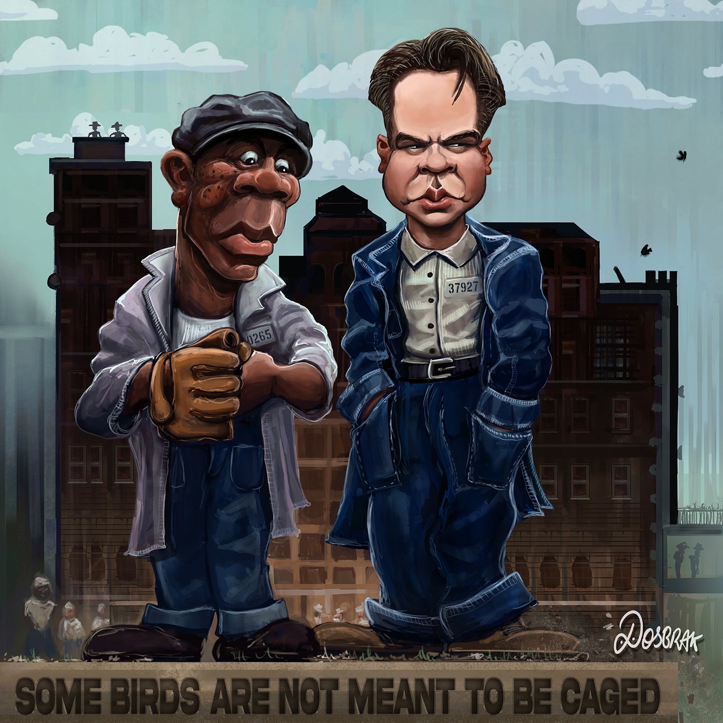 Caged Birds Shawshank Redemption - Limited